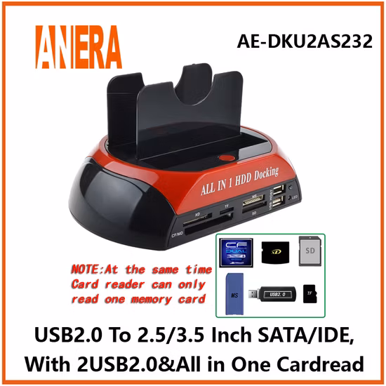 Intel Certificated USB C Hard Drive Dock Thunderbolt 3 4K Display Docking Station with Dp to HDMI Adapter