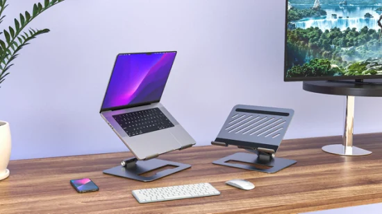 Ergonomischer USB-C-Laptopständer MST-Dockingstation